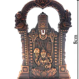 shinde exports balaji lakshmi small metal idol statue for car home office Decorative Showpiece - 5.2 cm image 2
