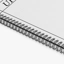 kawality upsc A4 Notebook spiral Mains Answer Writing Civil exam Notes Booklet 70gsm quality(multicolor,) 400 Pages image 2