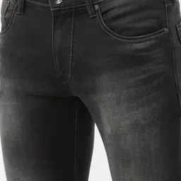 pepe jeans Men Slim Mid Rise Black Jeans image 4