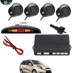 aarsh store Universal 4 Black Reverse Parking Sensor-AF25B324 Universal 4 Black Reverse Parking Sensor-AF25B324 Parking Sensor image 1