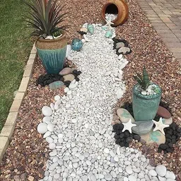 Foodie Puppies Unpolished White Stone (2Kg, Large) (5cm-7cm) for Aquarium River Rock Unplanted Substrate image 4