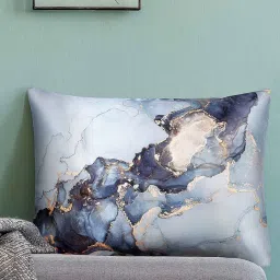 coolbeds Blue Solid 400 TC Satin Set of 2 Pillow Covers image 1