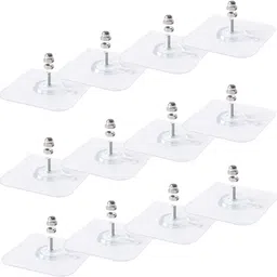 e-ecl Self Adhesive Strong Sticky Wall Hooks for Hanging Kitchen, Bathroom Accessories Hook 12-picture-31