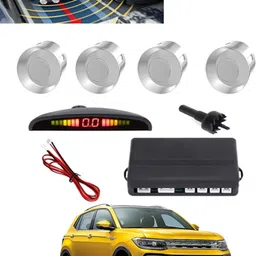 msnp 4Pcs Silver Reverse Parking Sound Warning sensor for car Protection-261 Universal Silver Reverse Assistance Praking Sensor for car-261 Parking Sensor-picture-10