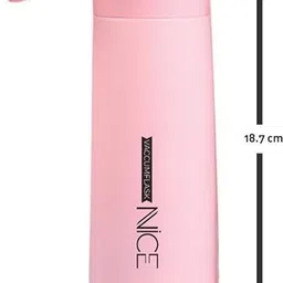 prachi Nice Water Bottle Bpa Free Bottle Glass Inner Liner with Plastic Shell Bottles 400 ml Water Bottle image 2