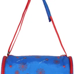 marvel 20 L Gym Duffel Bag - Spider Man Activity Bag / Gym Bag / Travel Bag - With Shoe Pocket - Blue image 3