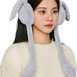 ablue clipper Soft & Warm Plush Winter Ear Muffs – Faux Fur Ear Warmer for Kids, Girls & Women Ear Muff image 2