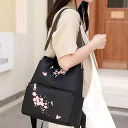 grabon Small 20 L Backpack Girl's Mini Backpack Multifunction Travel Mini Handbag with Long Shoulder Strap image 4