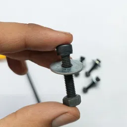 4mech 5mm T Type Allen Key with 1 Inch Allen Key Bolt (5 Pcs) + Nut & Washer Allen Key Set image 4
