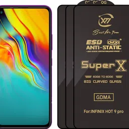 GDMA Edge To Edge Tempered Glass for Infinix hot 9 pro-picture-30