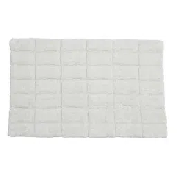 Beige Solid Cotton 20x31 Inches Anti Skid Bath Mat-image-84