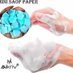 mikriv Soap Paper Strips for Kids and Adults - Convenient, Portable, and Hygienic Soap image 4