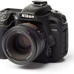 Picmaa Camera Silicone Protective Camera Case Cover Compatible with D7500 (Black) Camera Bag image 2