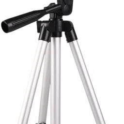 MZ 330A (UNIVERSAL TRIPOD STAND) 134.5cm portable 3-way head & 3-sec Aluminum Legs Tripod image 2