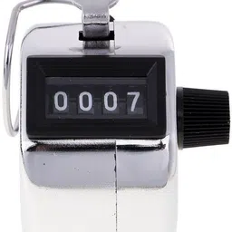 shimzan Tally counter pack of 1 Silver-16 Digital Tally Counter image 1