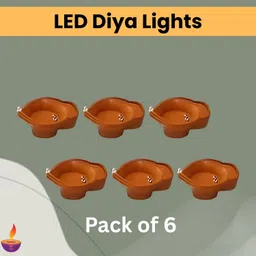 guggu Water Sensor Diyas Electric Flameless LED Candle Light for Home Décor/DiwaliQ35 Candle image 1