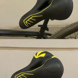 shivexim Bicycle Seat, Replacement Wide Saddle Bicycle with Waterproof Memory Foam Saddle Saddle image 5