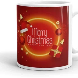 festivecraft Christmas Gift Coffee Featuring Golden Gift Boxes and Snowflakes Celebration Ceramic Coffee Mug-picture-30