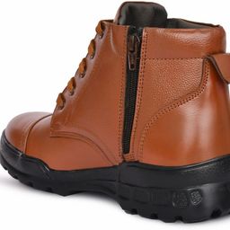 wornwalk New DMS Genuine Leather Army/NCC/Police Zip Boot for Men Boots For Men-picture-26