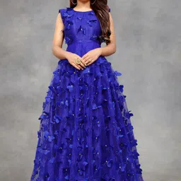 apnisha Embroidered Net Semi Stitched Anarkali Gown-picture-18