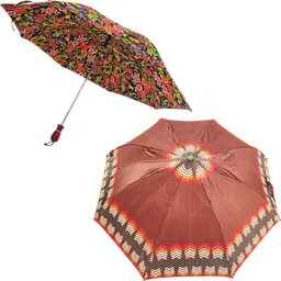 2 Fold Compact Umbrella Set Easy Carry Waterproof All Weather Use_S133 Umbrella-image-5