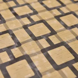 casa furnishing Polyester 6 Seater Floral Table Cover image 3