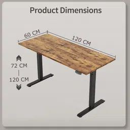tekavo Model - A (120 CM) Engineered Wood Multipurpose Table image 3