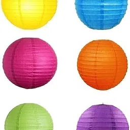 shuangyau Multicolor Paper Hanging Lantern image 1