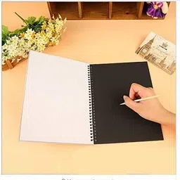 prescent A4 Size Rainbow Art Scratch Paper Book Sheets with Stylus, 10 Pages, Multicolor Sketch Pad image 3