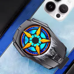 itup SL09 Phone Cooler for Gaming Fan Temperature Display and Clips Semiconductor Ergonomic Cooling Pad with Adjustable Height image 5