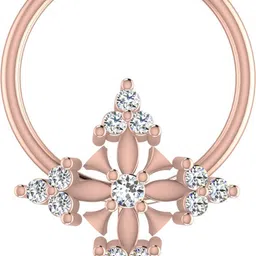 avsar Veda 18kt Diamond Rose Gold Nose Wire-picture-38