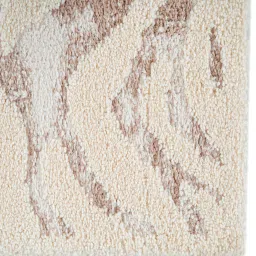 sapana carpet-mats Beige Abstract Polyester 5 ft X 7 ft Machine Made Carpet image 4