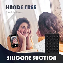 RALGUAT Phone Suction Sticker, Silicone Suction Phone Case for Hands-Free [CHIPKU] Mobile Skin image 5