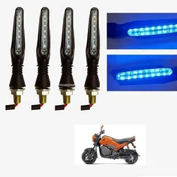 prime zone Front, Rear LED Indicator Light for Bajaj, Hero, Honda, TVS, Suzuki, Universal For Bike Universal For Bike-picture-31