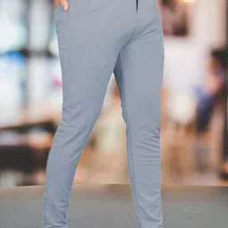 metronaut Regular Fit Men Grey Polyester Trousers-picture-31
