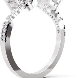 Sparkles Lab Grown Diamond 14kt White Gold ring image 3