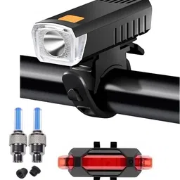 highrider Cycle Front Headlight With Rear Tail Light and Tyre Valve Light LED Front Rear Light Combo-picture-27