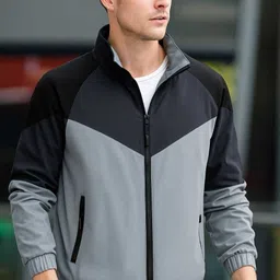 EYEANDTRY JK04 Colorblock Men Wind Cheater image 1