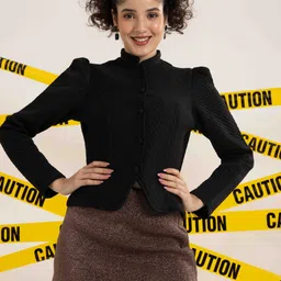 tandul Quilt Solid Coat For Women image 3