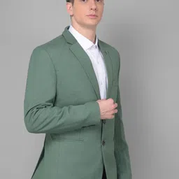 canary london Men Solid Single Breasted Casual Blazer image 5