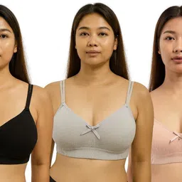 hpa Pack of 3 Women Everyday Lightly Padded Bra-picture-21