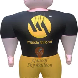 GANESH SKY BALLOON Inflatable Air walking Costume With Massel Man Costume With 6 to 8 Feet Elders Halloween Costume-picture-15