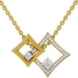sparq Certified Lab Grown Diamond & BIS Hallmark Pendant With Chain Gold-plated Sterling Silver-picture-17