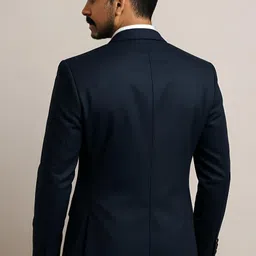 tuples Men Solid Single Breasted Formal Blazer image 2