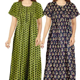 silver organisation Pack of 2 Women Nighty-picture-10