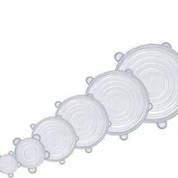 fast demand Silicone Stretch Lid Set of 6 Multi Size 2.6 inch, 3.7 inch, 4.5 inch, 5.7 inch, 6.5 inch, 8.3 inch Lid Set (Silicone) White Kitchen Tool Set (White) 8 inch Lid Set-picture-10