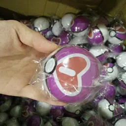 fozzo-sk Anime Pokemon 3 Poke Balls Multi colors with Tiny Figure inside kids cartoons image 2