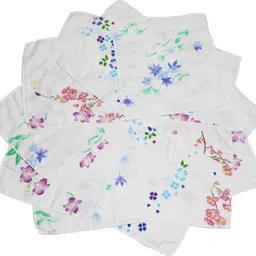 Khillayox Microfiber 400 GSM Super Absorbent Floral Handkerchief for Women & Kids ["Multicolor"] Handkerchief-picture-19