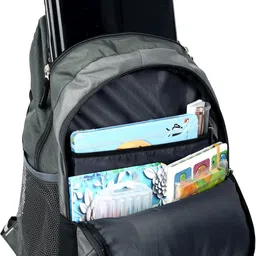 ssezu 30 L Gym Duffel Bag - Medium 30 L Waterproof Laptop Backpack/School Bag/College Bag - Black image 3