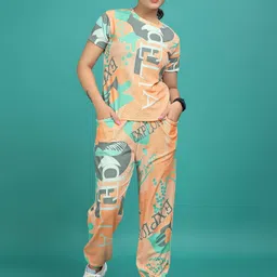 sakarmaa Women Top & Pyjama Set Multicolor Printed image 3